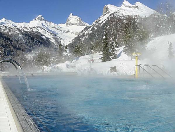 A thermal ski resort