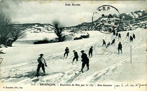 The beginnings of alpine skiing