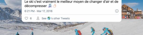 The best tweets about ski vacations
