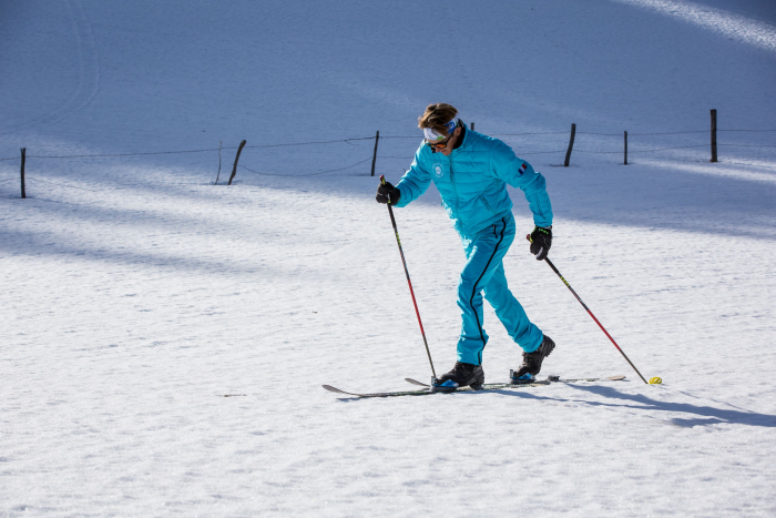 Nordic ski private ski lesson Le Grand Revard