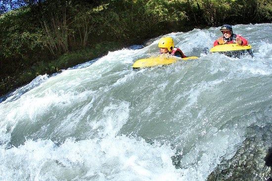 Whitewater swimming