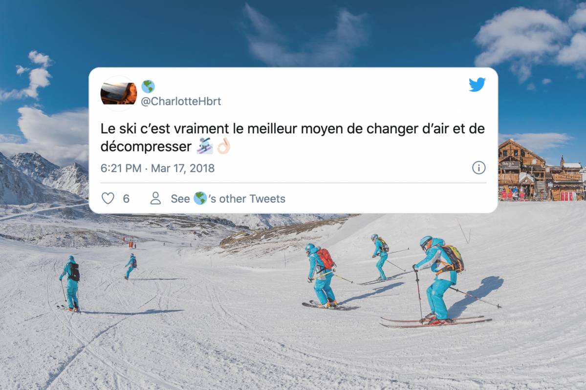 The best tweets about ski vacations