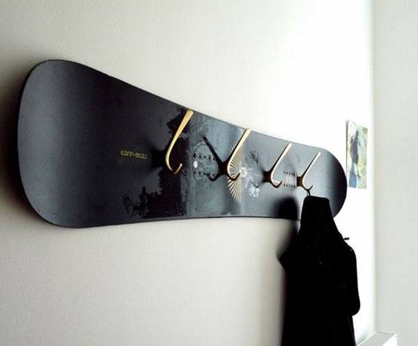 Snowboard coat rack shop