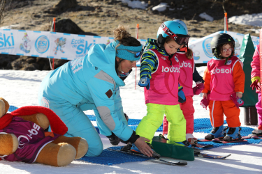 Alpine ski kindergarten