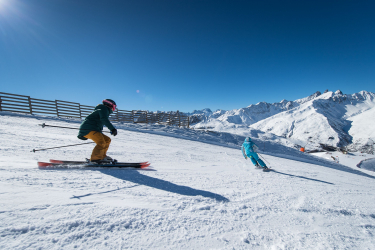Private lessons in alpine skiing