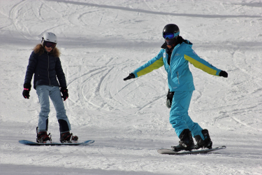 Private snowboard lesson