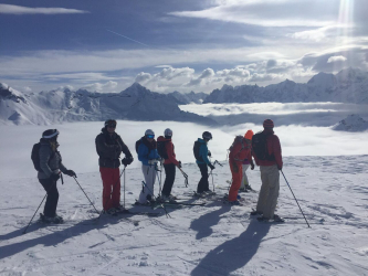 Mont-Blanc Ski Tour course