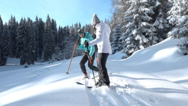 Snowshoeing