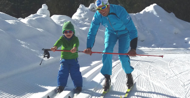 Nordic ski group lessons for children