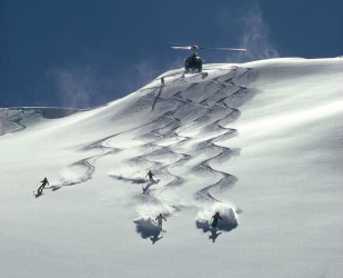 Heliskiing Sainte Foy