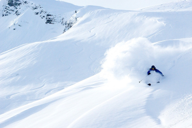 Freeride session in Les Menuires
