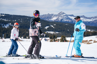 Private lessons in alpine skiing